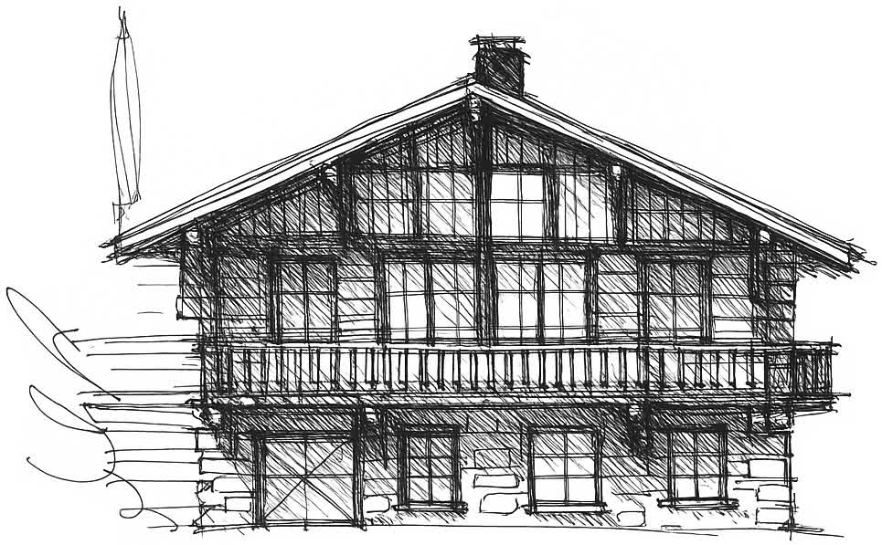 Croquis JMV - La Ferme aux Loups