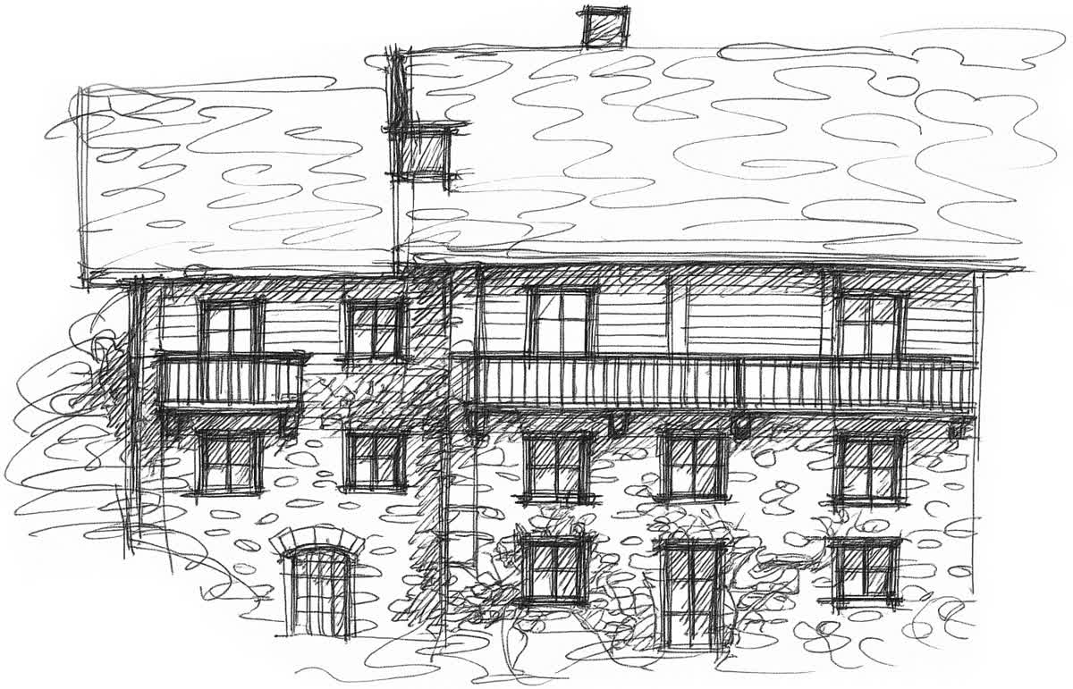 Croquis JMV - La Ferme aux Loups